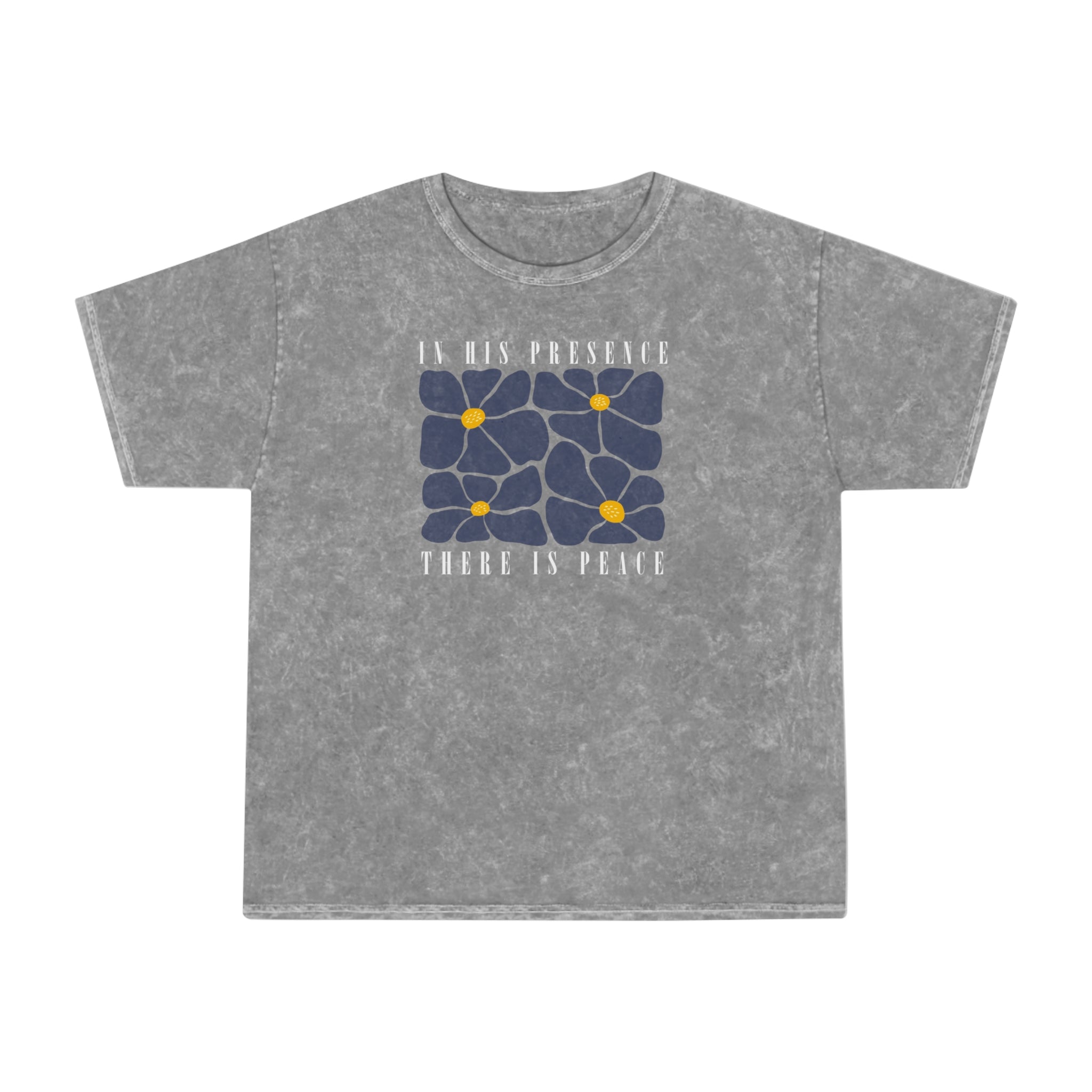 In His Presence mineral-wash tee