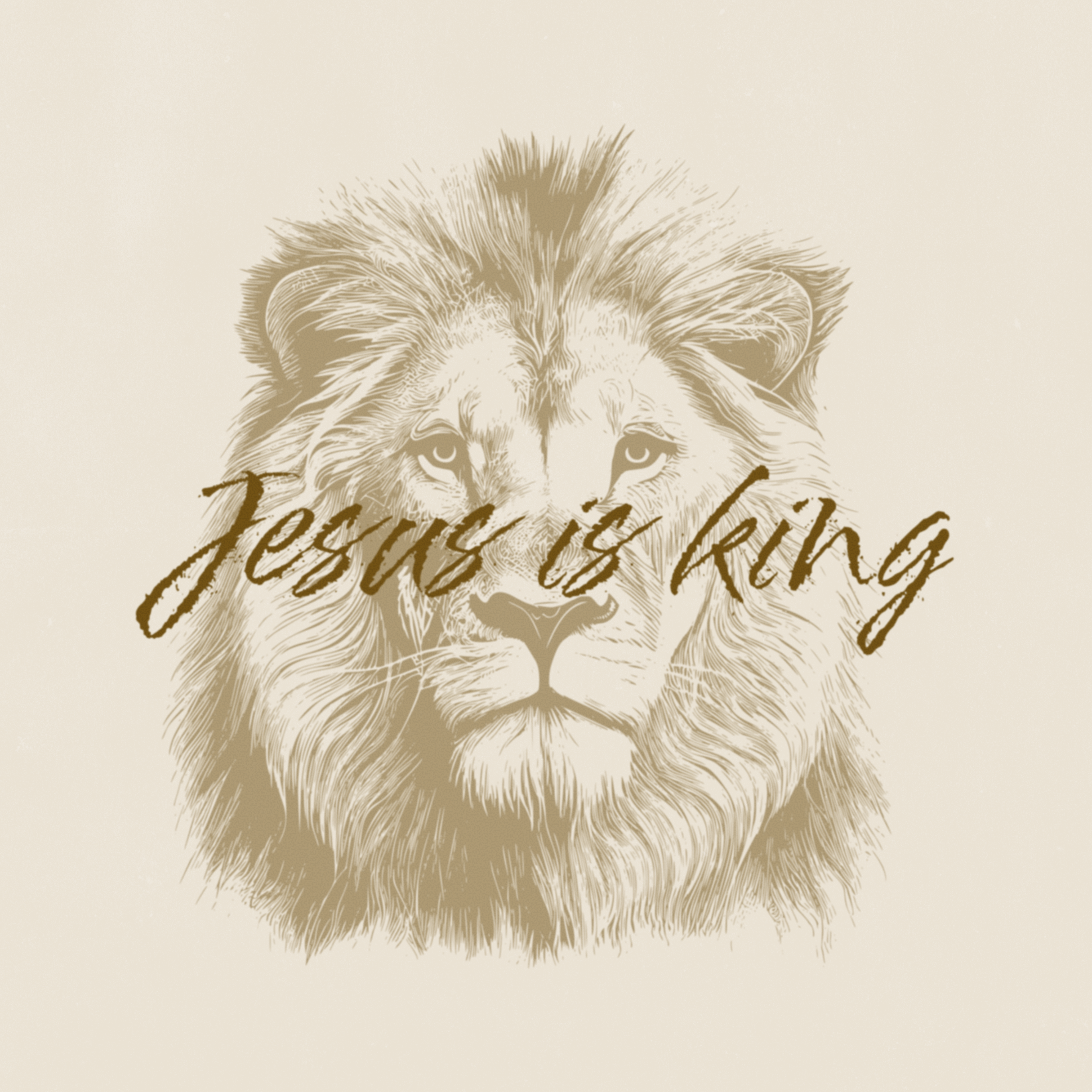 Jesus Is King Lion sweatshirt