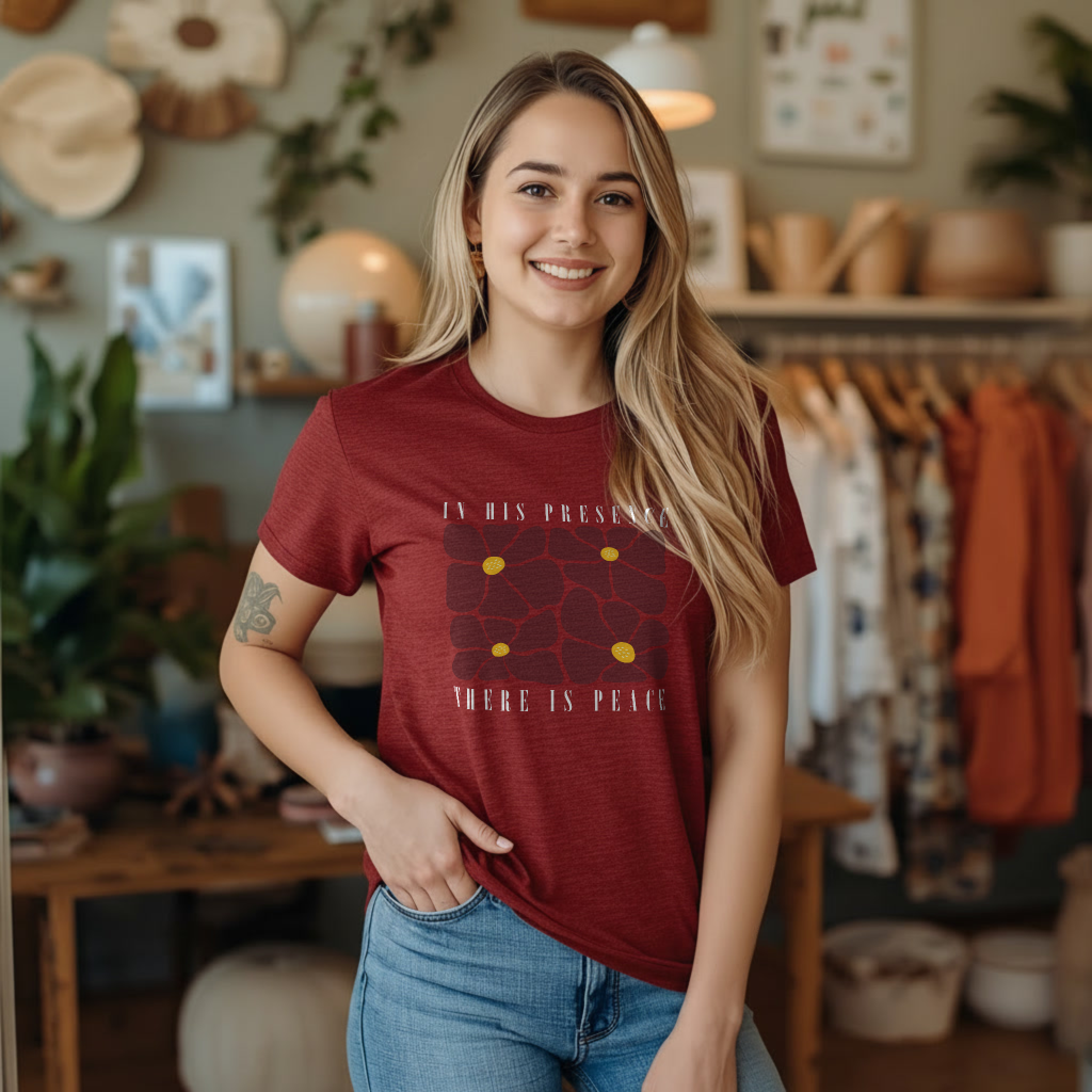 In His presence - relaxed fit tee
