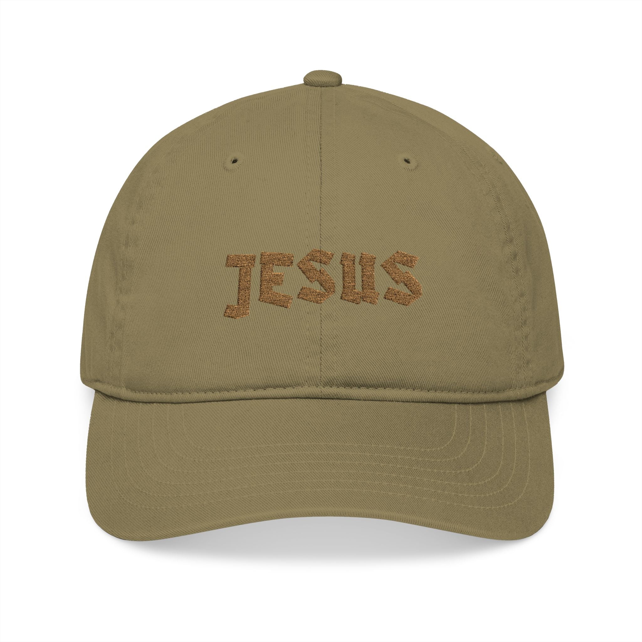 Embroidered “JESUS” Organic Baseball Cap