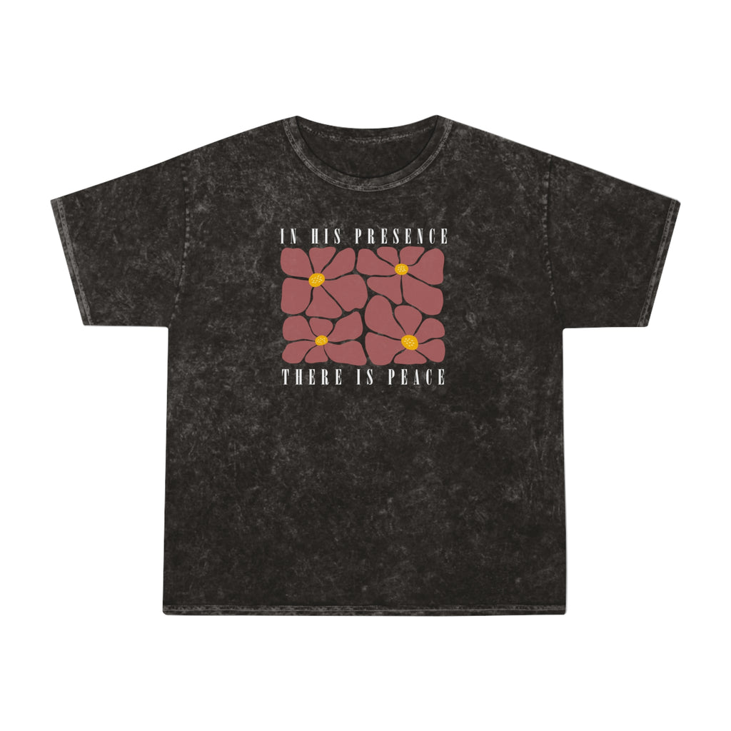 In His Presence mineral-wash tee