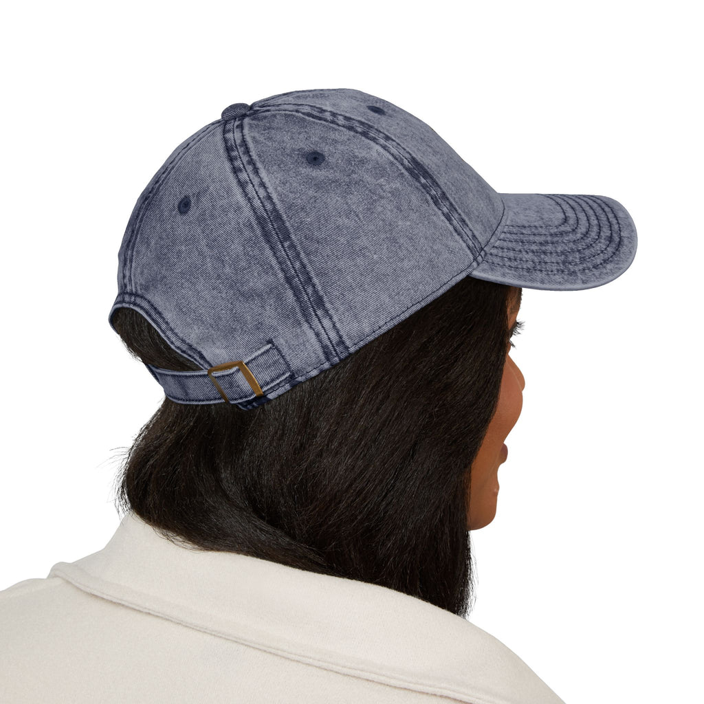 Embroidered 'JESUS' Vintage Cotton Cap Distressed