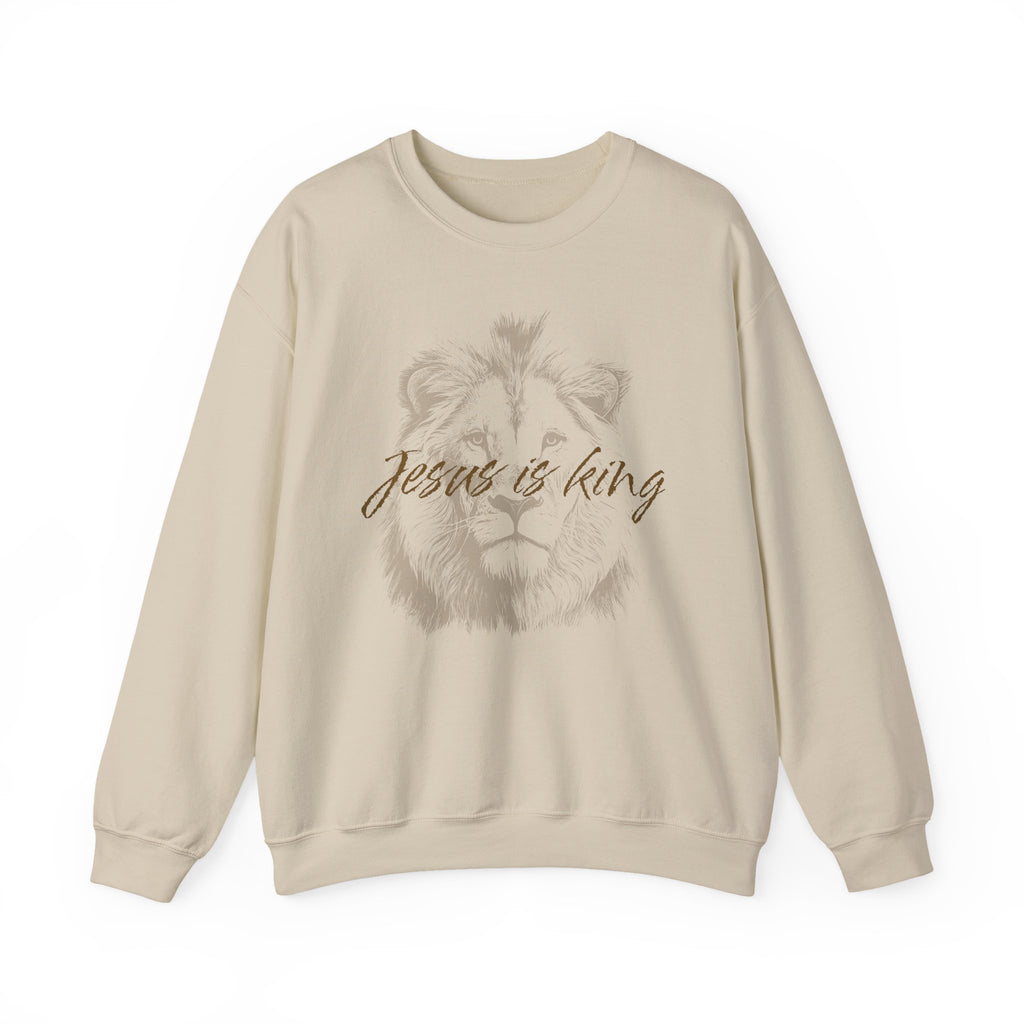 Jesus Is King Lion sweatshirt