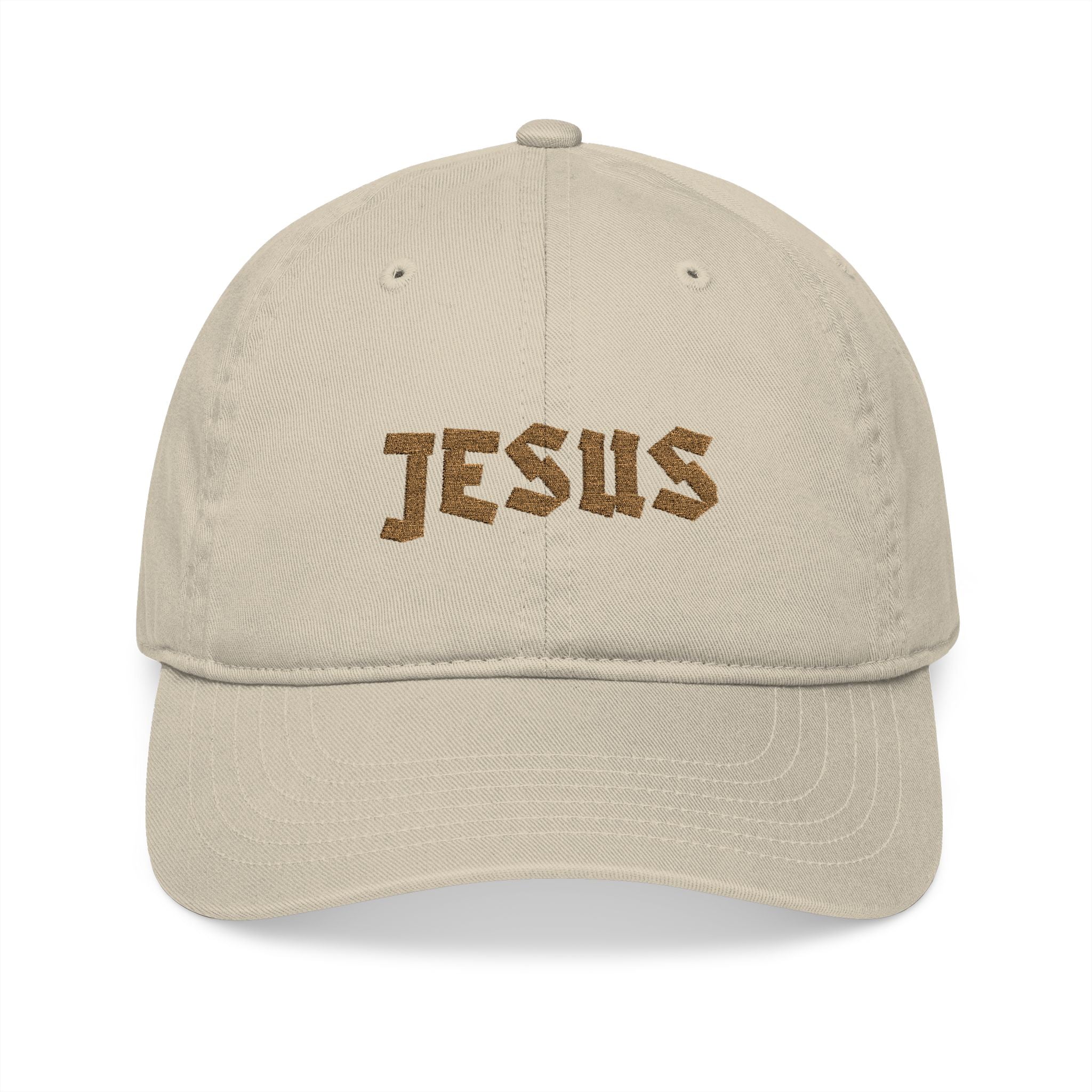 Embroidered “JESUS” Organic Baseball Cap
