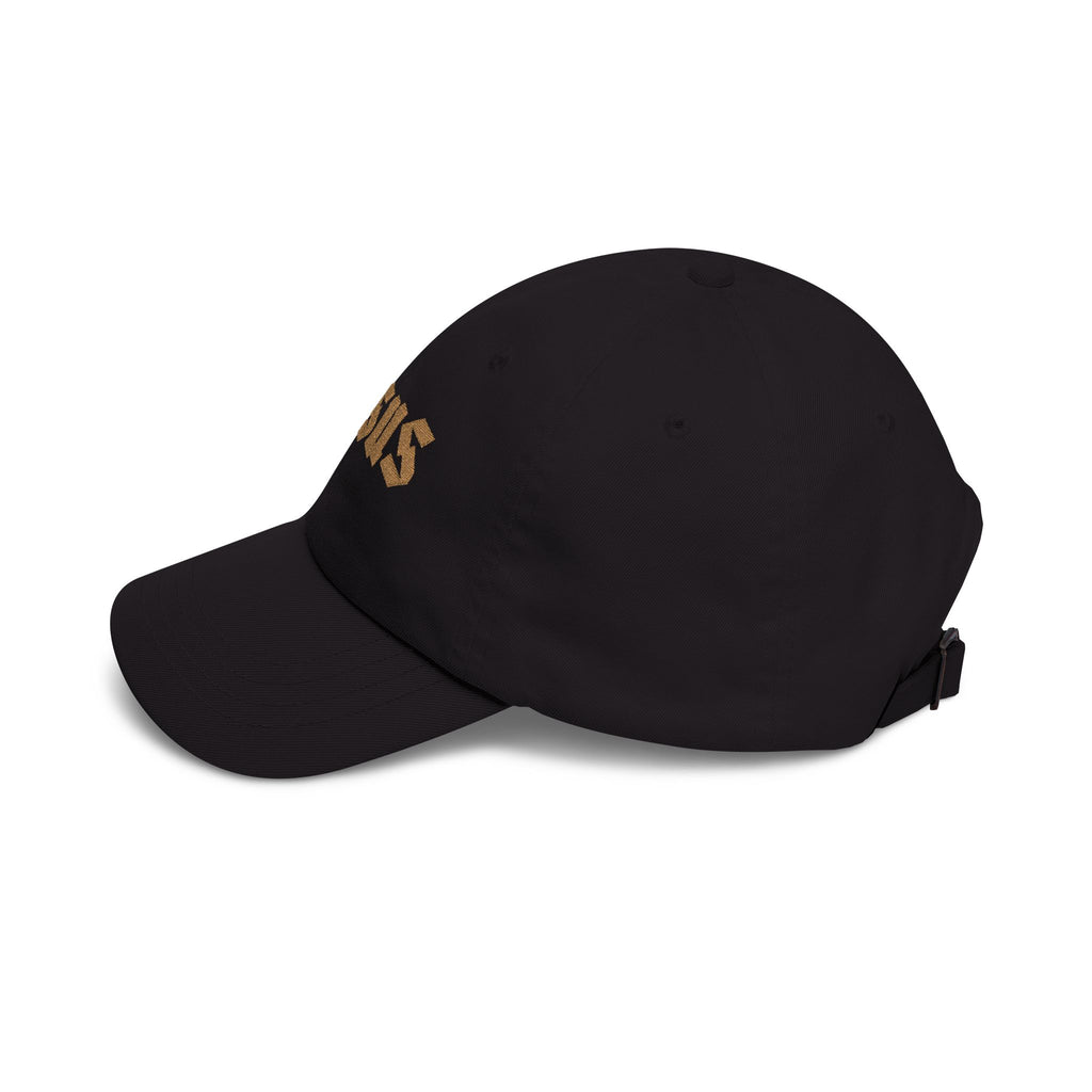 JESUS Gold Foil Embroidered Classic Baseball Dad Hat