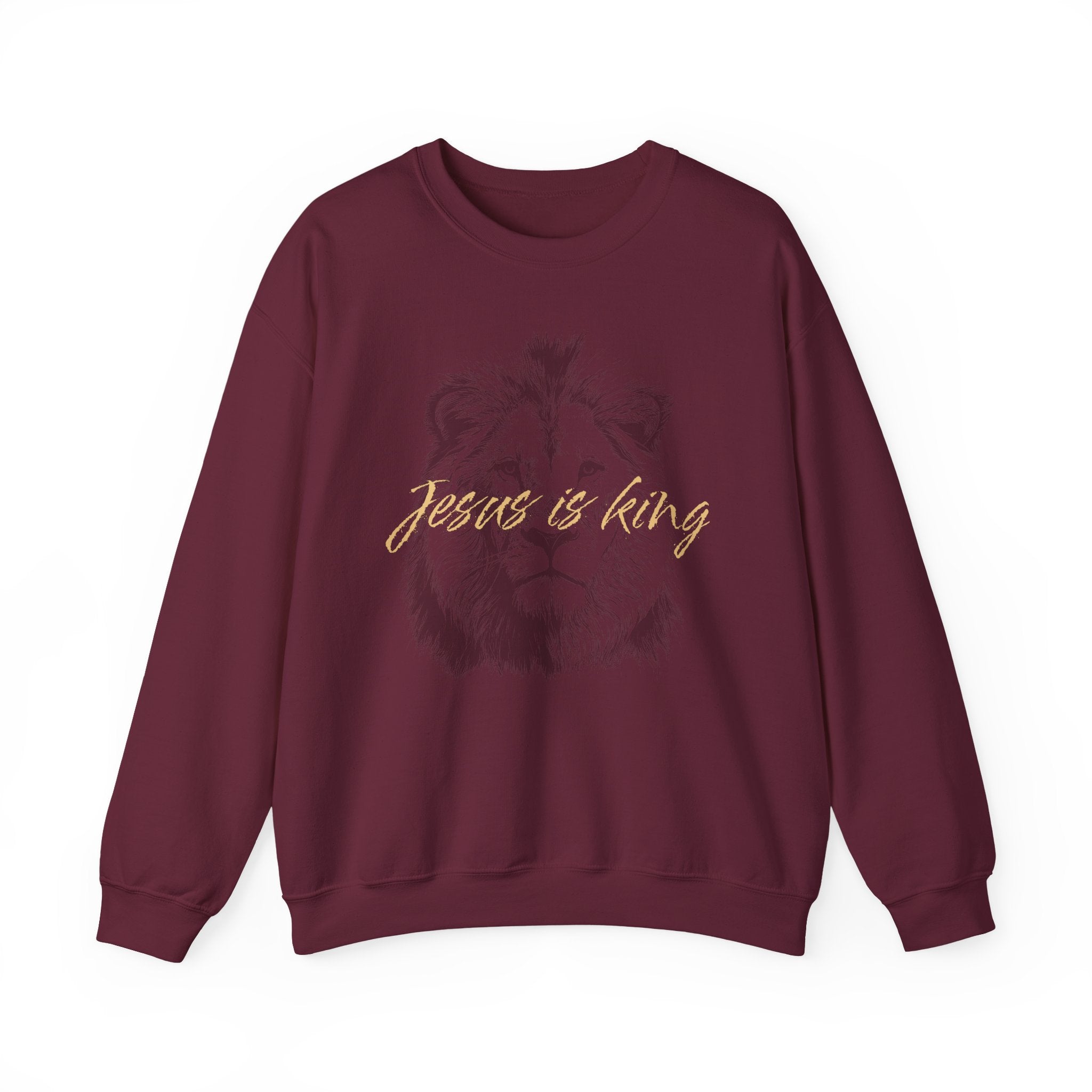Jesus Is King Lion sweatshirt